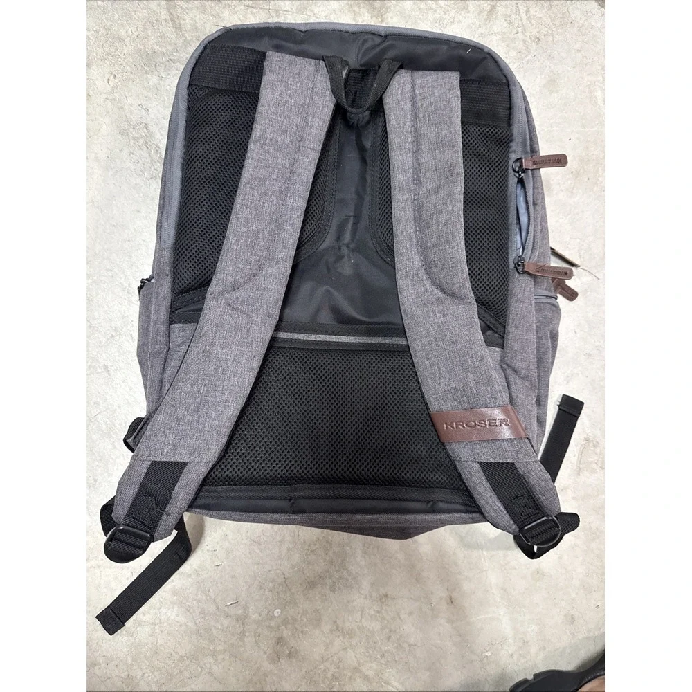 KROSER Laptop Backpack: Fits 17.3 Inch Computer , A-grey-17.3